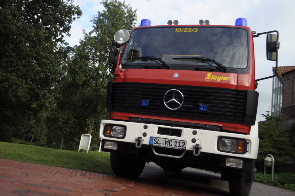 TLF 16/25  auf Mercedes Fahrgestell und Aufbau der Firma Ziegler.